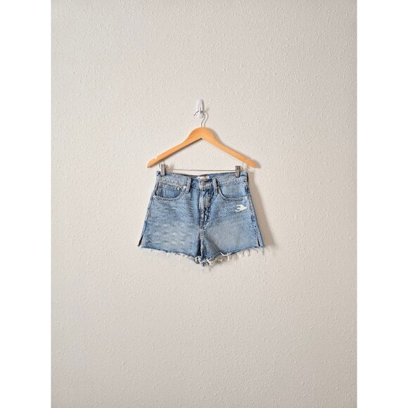 NEW Madewell High Rise Relaxed Denim Shorts 25 - Picture 3 of 10